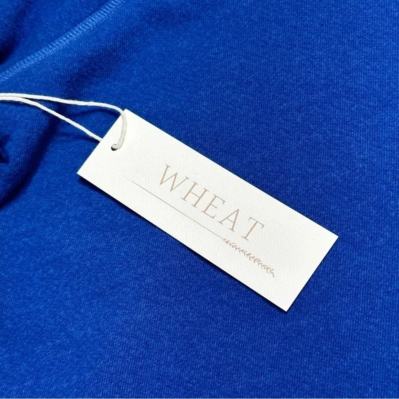 Wheat Boutique Santa Monica Terry Cloth Sweatshirt - Blue - MiUSA - Picture 7 of 10